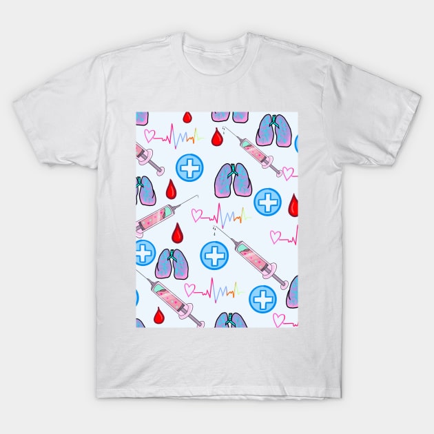 Kawaii Medical- White T-Shirt by SturgesC